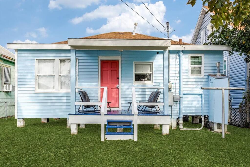 Cozy Sea Breeze Bungalow - 2 Mins To The Beach Galveston Buitenkant foto
